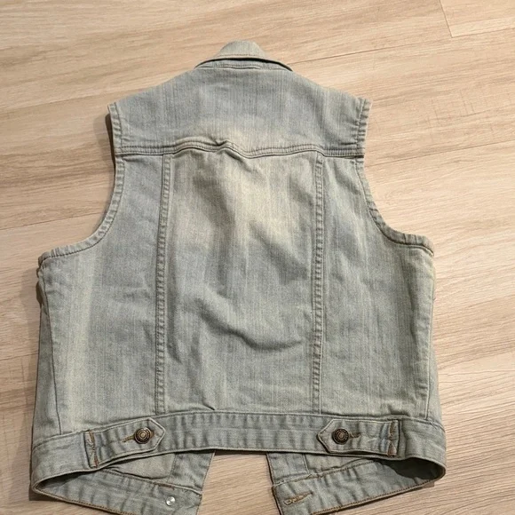 Light Blue Denim Vest - Picture 2 of 2